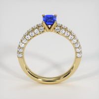 0.55 Ct. Sapphire Ring, 18K Yellow Gold 3