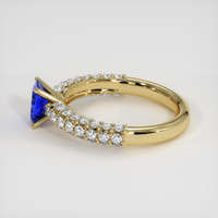 0.55 Ct. Sapphire Ring, 18K Yellow Gold 4