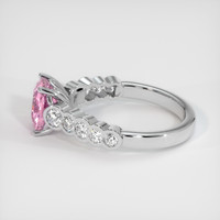 2.04 Ct. Pink Sapphire Ring, Platinum 950 4