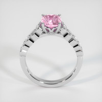 2.04 Ct. Pink Sapphire Ring, 14K White Gold 3