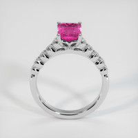 2.04 Ct. Pink Sapphire Ring, 14K White Gold 3