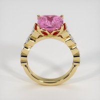 3.37 Ct. Pink Sapphire Ring, 18K Yellow Gold 3