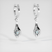 <span>1.79</span>&nbsp;<span class="tooltip-light">Ct.Tw.<span class="tooltiptext">Total Carat Weight</span></span> Gemstone Earrings, Platinum 950 4