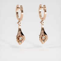 <span>1.79</span>&nbsp;<span class="tooltip-light">Ct.Tw.<span class="tooltiptext">Total Carat Weight</span></span> Gemstone Earrings, 14K Rose Gold 4