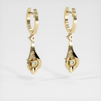 <span>1.79</span>&nbsp;<span class="tooltip-light">Ct.Tw.<span class="tooltiptext">Total Carat Weight</span></span> Gemstone Earrings, 14K Yellow Gold 4