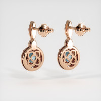 <span>1.79</span>&nbsp;<span class="tooltip-light">Ct.Tw.<span class="tooltiptext">Total Carat Weight</span></span> Gemstone Earrings, 14K Rose Gold 4