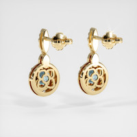 <span>1.79</span>&nbsp;<span class="tooltip-light">Ct.Tw.<span class="tooltiptext">Total Carat Weight</span></span> Gemstone Earrings, 14K Yellow Gold 4