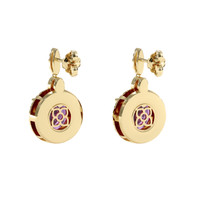 11.53 Ct.Tw. Gemstone Earrings, 18K Yellow Gold 4