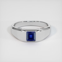 1.33 Ct. Sapphire Ring, Platinum 950 1