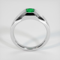 0.48 Ct. Emerald Ring, Platinum 950 3