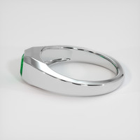 0.48 Ct. Emerald Ring, Platinum 950 4