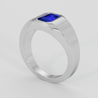 1.03 Ct. Blue Sapphire Ring, Platinum 950 2