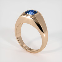 2.83 Ct. Sapphire Ring, 14K Rose Gold 2