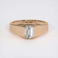 1.42 Ct. White Sapphire Ring, 18K Rose Gold 1