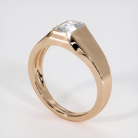 1.42 Ct. White Sapphire Ring, 18K Rose Gold 2