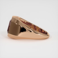 2.77 Ct. Pinkish Brown Sapphire Ring, 18K Rose Gold 4
