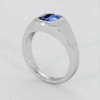 1.29 Ct. Blue Sapphire Ring, Silver 2