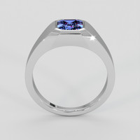 1.29 Ct. Blue Sapphire Ring, Silver 3