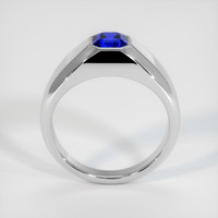 1.10 Ct. Blue Sapphire Ring, 10K White Gold 3
