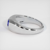 1.10 Ct. Blue Sapphire Ring, 10K White Gold 4
