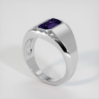 2.60 Ct. Color Change Sapphire Ring, 10K White Gold 2