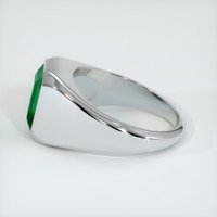 2.57 Ct. Emerald Ring, 18K White Gold 4