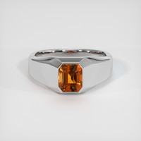1.45 Ct. Gemstone Ring, 18K White Gold 1