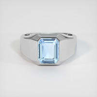 1.88 Ct. Gemstone Ring, 18K White Gold 1