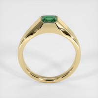 0.87 Ct. Bluish Green Sapphire Ring, 10K Yellow Gold 3