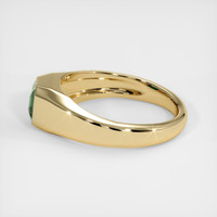0.87 Ct. Bluish Green Sapphire Ring, 10K Yellow Gold 4