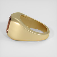 3.30 Ct. Brown Tourmaline Ring, 14K Yellow Gold 4