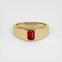 1.46 Ct. Ruby Ring, 14K Yellow Gold 1