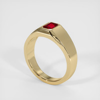 1.46 Ct. Ruby Ring, 14K Yellow Gold 2