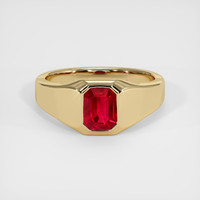 1.61 Ct. Ruby Ring, 14K Yellow Gold 1