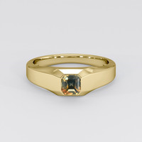 1.12 Ct. Bi Color Sapphire Ring, 14K Yellow Gold 1