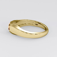 1.12 Ct. Bi Color Sapphire Ring, 14K Yellow Gold 4