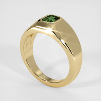 0.67 Ct. Sapphire Ring, 14K Yellow Gold 2