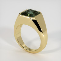 6.43 Ct. Sapphire Ring, 14K Yellow Gold 2