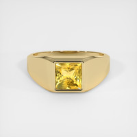 5.03 Ct. Yellow Sapphire Ring, 14K Yellow Gold 1