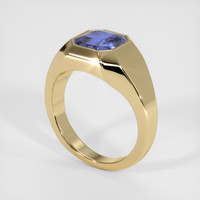 2.71 Ct. Sapphire Ring, 18K Yellow Gold 2