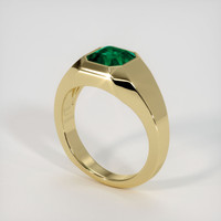 1.83 Ct. Emerald Ring, 18K Yellow Gold 2