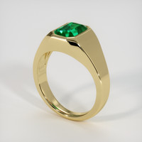 1.91 Ct. Emerald Ring, 18K Yellow Gold 2