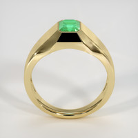 0.90 Ct. Emerald Ring, 18K Yellow Gold 3