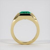 5.17 Ct. Emerald Ring, 18K Yellow Gold 3