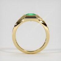 1.46 Ct. Emerald Ring, 18K Yellow Gold 3