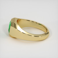 1.46 Ct. Emerald Ring, 18K Yellow Gold 4