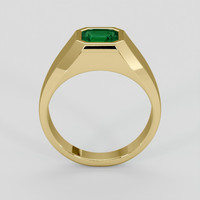 2.17 Ct. Emerald Ring, 18K Yellow Gold 3