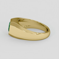 2.17 Ct. Emerald Ring, 18K Yellow Gold 4