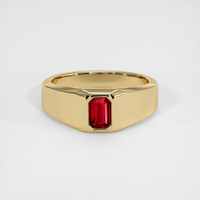 1.46 Ct. Ruby Ring, 18K Yellow Gold 1