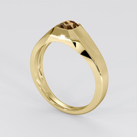 1.12 Ct. Bi Color Sapphire Ring, 18K Yellow Gold 2